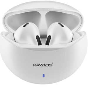 Kratos TW02 Ear Buds Wireless with 30H Playtime, Noise Isolation & Clear Calls, Bluetooth Earbuds with Voice Assistant, Ear Buds with Bluetooth V 5.3 & with Type C Fast Charging, IPX5 TWS Earphones